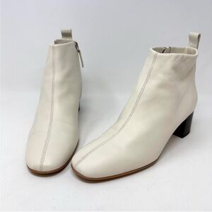 Everlane The Day Boot Italian Leather in Bone Size 9